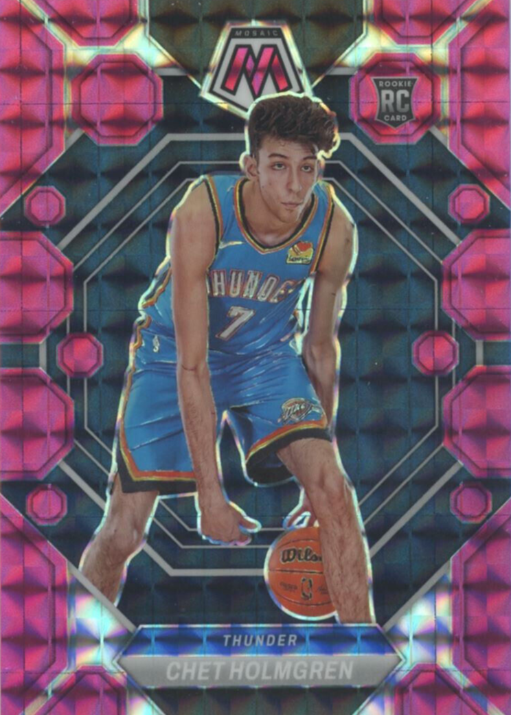 Chet Holmgren 2022 Mosaic #236 Pink /149 Price Guide - Sports Card