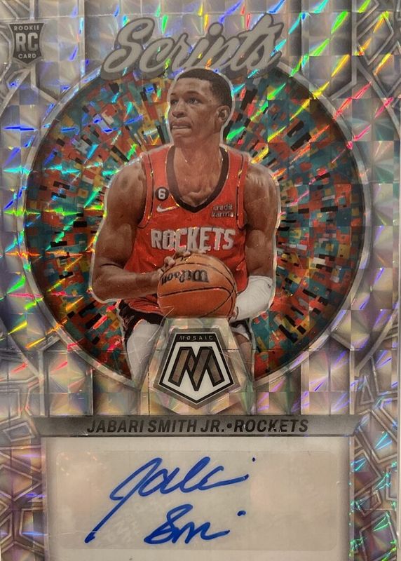 Jabari Smith Jr. 2022 Mosaic #RS-JSJ Rookie Scripts - Genesis /(SSP) RAW