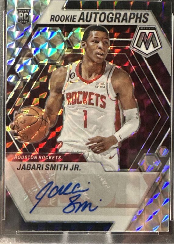 Jabari Smith Jr. 2022 Mosaic #RA-SJR Rookie Autographs PSA 10