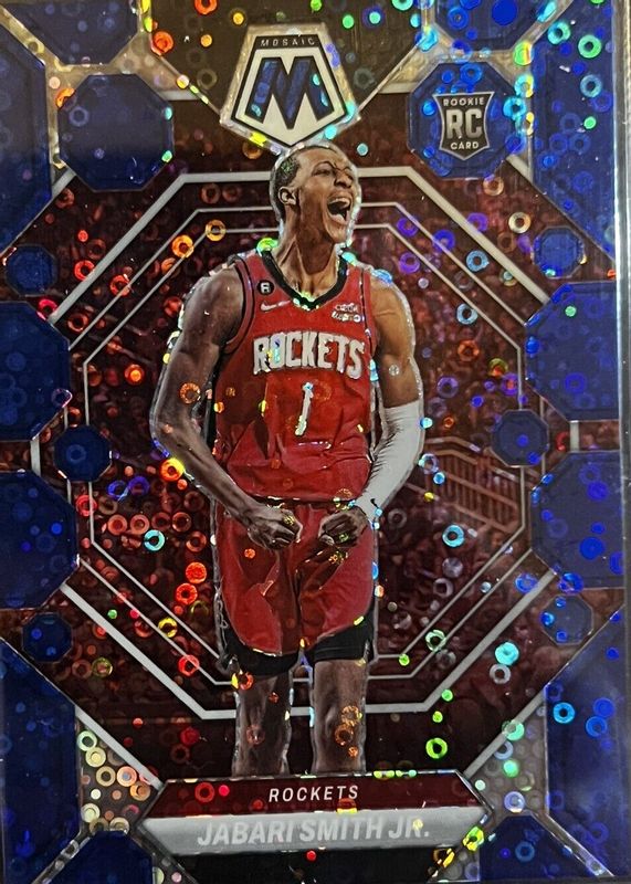 Jabari Smith Jr. 2022 Mosaic #239 Fast Break Blue /85 Rookie BGS 10 PRISTINE