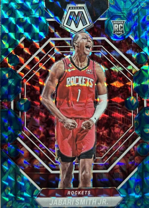 Jabari Smith Jr. 2022 Mosaic #239 Choice Peacock /(SSP) Rookie BGS 10 PRISTINE