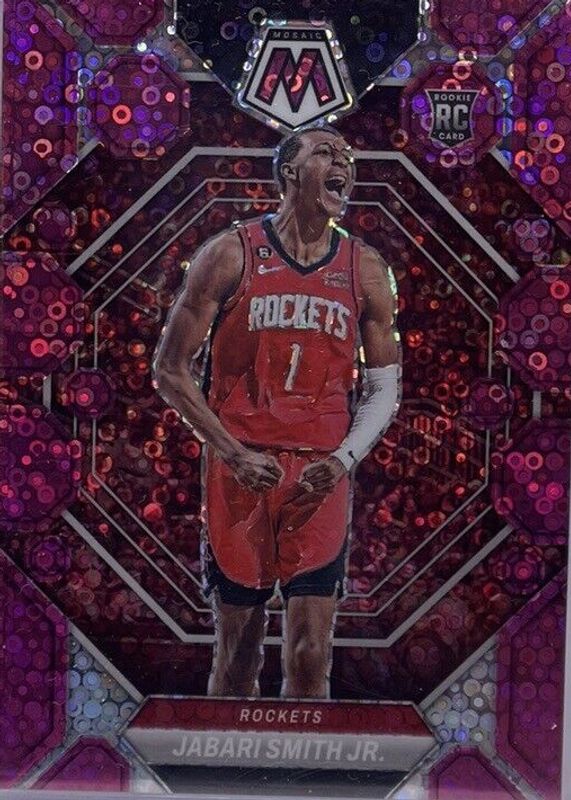 Jabari Smith Jr. 2022 Mosaic #239 Fast Break Pink /20 Rookie PSA 10