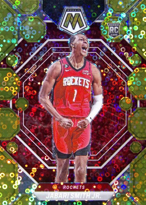 Jabari Smith Jr. 2022 Mosaic #239 Fast Break Gold /10 Rookie PSA 10