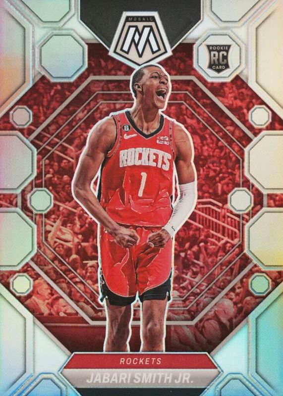 Jabari Smith Jr. 2022 Mosaic #239 Silver Rookie PSA 10