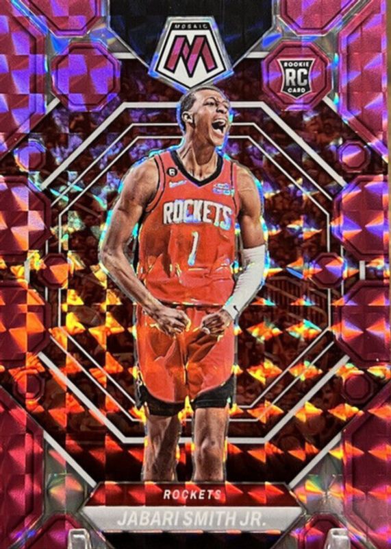 Jabari Smith Jr. 2022 Mosaic #239 Pink /149 Rookie RAW
