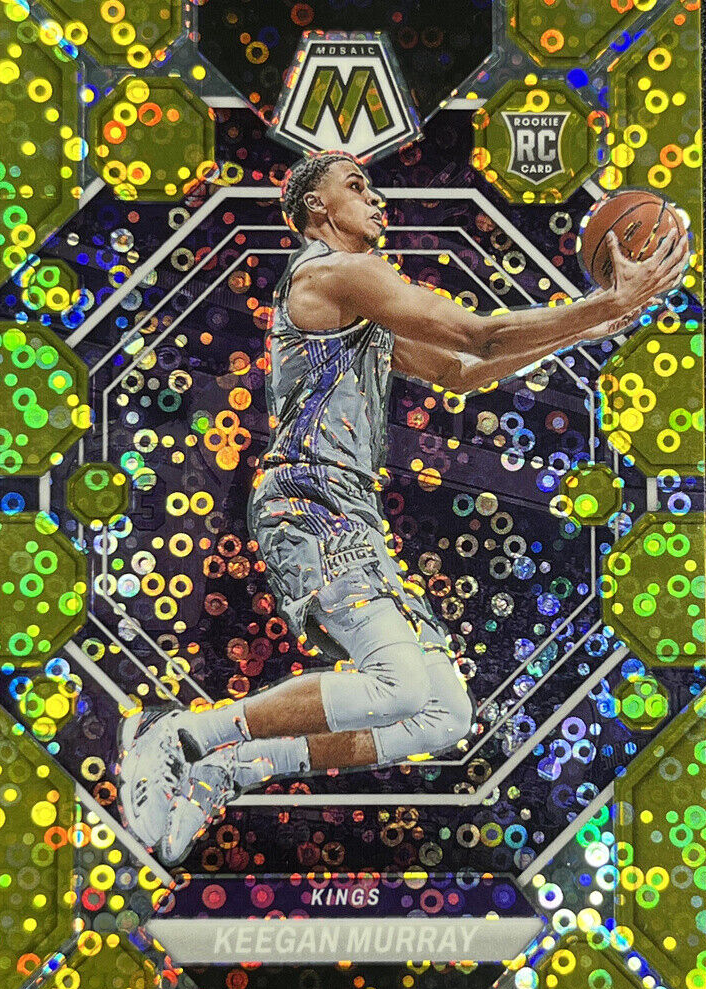 Keegan Murray 2022 Mosaic #227 Fast Break Gold /10 Price