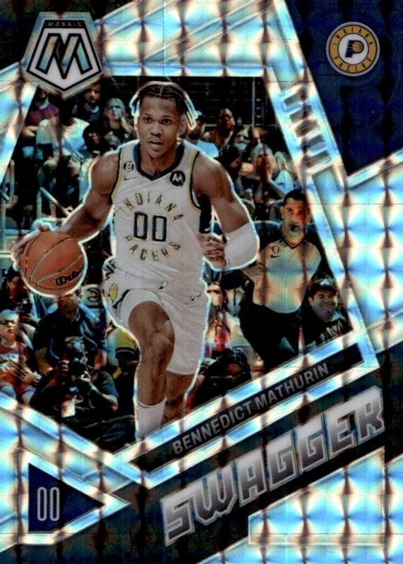 Bennedict Mathurin 2022 Mosaic #13 Swagger Rookie PSA 10