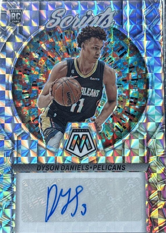 Dyson Daniels 2022 Mosaic #RS-DAN Rookie Scripts Rookie RAW