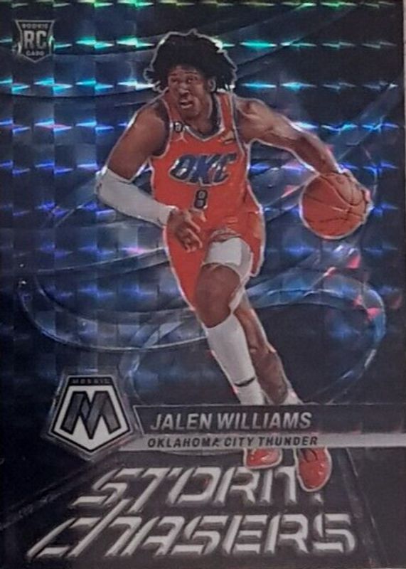 Jalen Williams 2022 Mosaic #8 Storm Chasers /(SSP) Rookie RAW