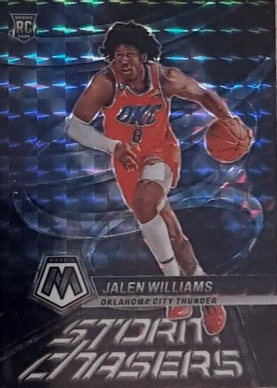 Jalen Williams 2022 Mosaic #8 Storm Chasers /(SSP) Rookie PSA 10