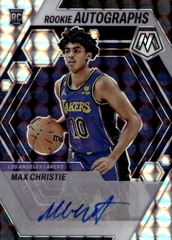 Max Christie 2022 Mosaic #RA-MAX Rookie Autographs SGC 10