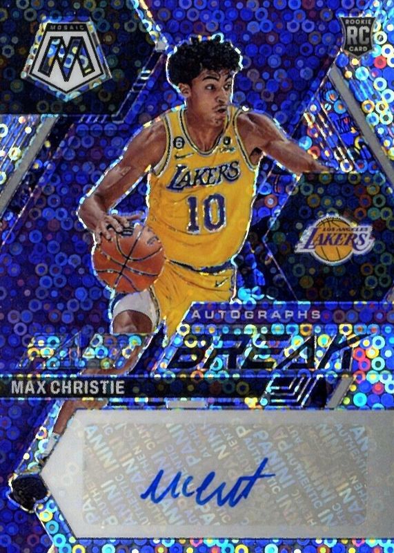 2022 Mosaic #FB-MAX Fast Break Autographs