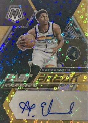 2022 Mosaic #FB-EDW Fast Break Autographs - Gold /10