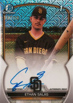 2023 Bowman Chrome #CPA-ESS Prospect Auto - HTA Choice Mojo Refractor /150 (1st)
