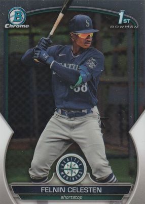 Jorbit Vivas 2022 Bowman Chrome Prospects - Fuchsia Refractor #BCP