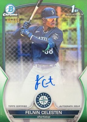 2023 Bowman Chrome #CPA-FC Prospect Auto - Green Refractor /99 (1st)