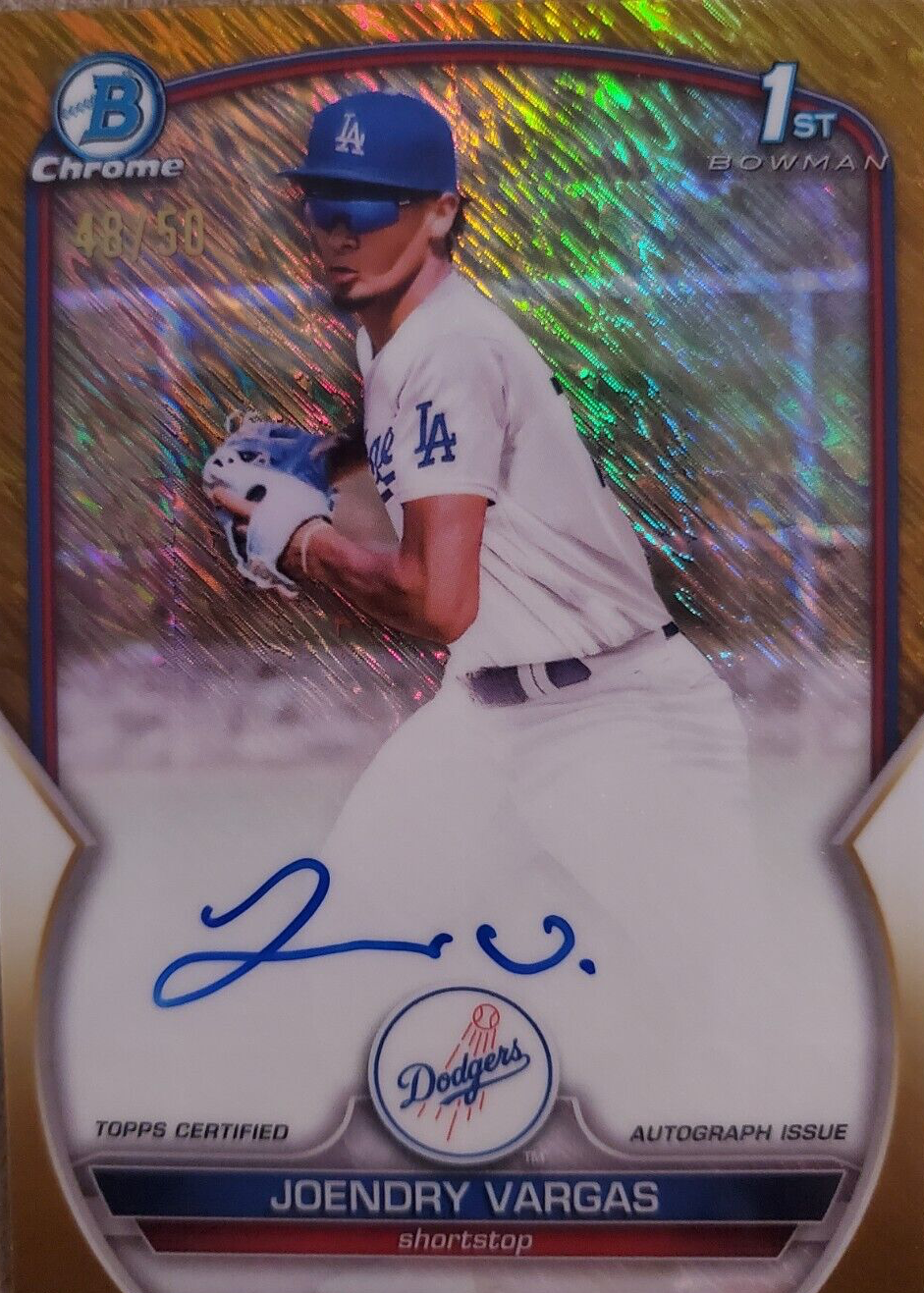 Joendry Vargas Baseball Cards Price Guide - Sports Card Investor