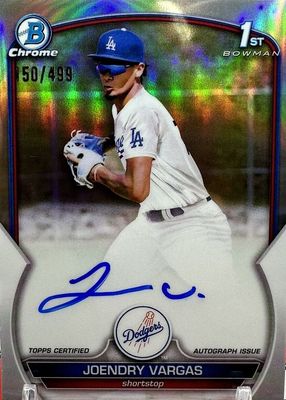 2023 Bowman Chrome #CPA-JV Prospect Auto - Refractor /499 (1st)