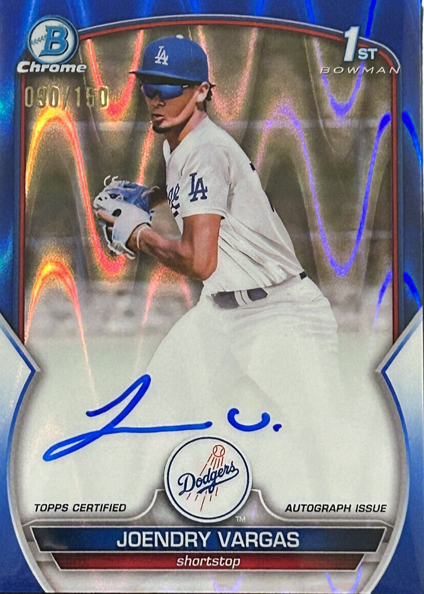 Joendry Vargas Baseball Cards Price Guide - Sports Card Investor