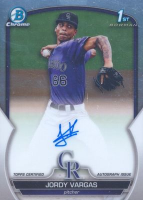 2023 Bowman Chrome #CPA-JVG Prospect Auto (1st)