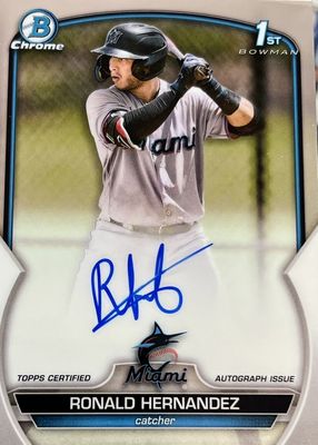 2023 Bowman Chrome #CPA-RH Prospect Auto (1st)