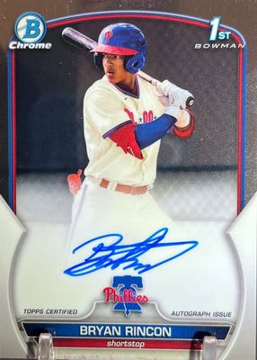 2023 Bowman Chrome #CPA-BRN Prospect Auto (1st)