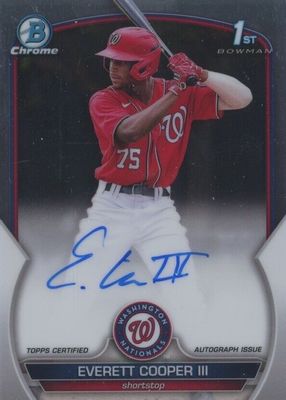 2023 Bowman Chrome #CPA-EC Prospect Auto (1st)