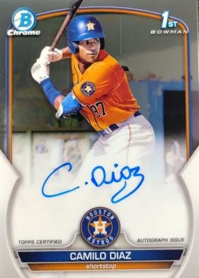 2023 Bowman Chrome #CPA-CD Prospect Auto (1st)