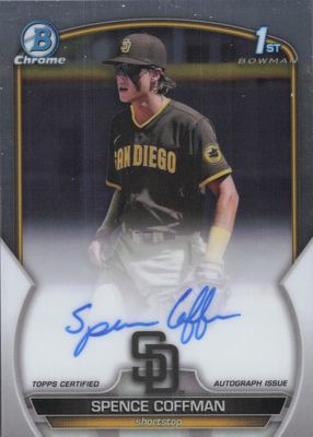 2023 Bowman Chrome #CPA-SCO Prospect Auto (1st)