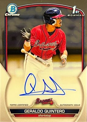 2023 Bowman Chrome #CPA-GQ Prospect Auto (1st)