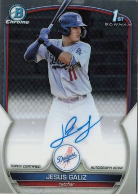 2023 Bowman Chrome #CPA-JGZ Prospect Auto (1st)