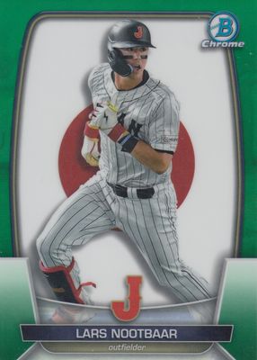 2023 Bowman Chrome #WBC-46 WBC Flag - Green Refractor /99