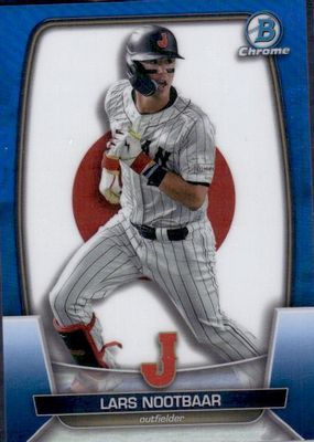 2023 Bowman Chrome #WBC-46 WBC Flag - Blue Refractor /75