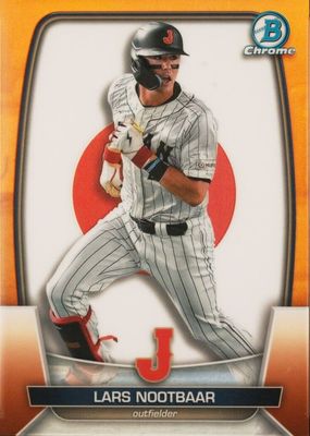 2023 Bowman Chrome #WBC-46 WBC Flag - Orange Refractor /25