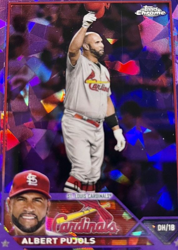 Albert Pujols 2023 Topps Chrome Sapphire Edition #5 Purple /10 BGS 10 PRISTINE