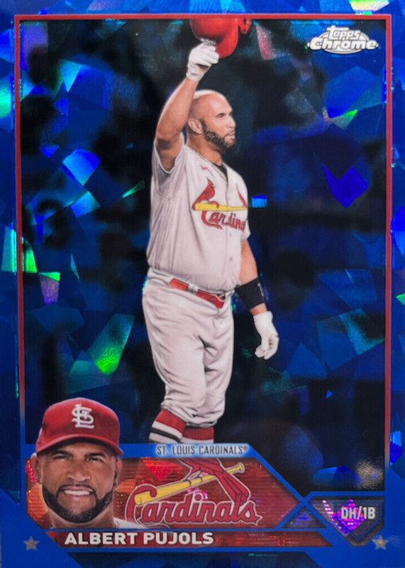 Albert Pujols 2023 Topps Chrome Sapphire Edition #5 Base BGS 9