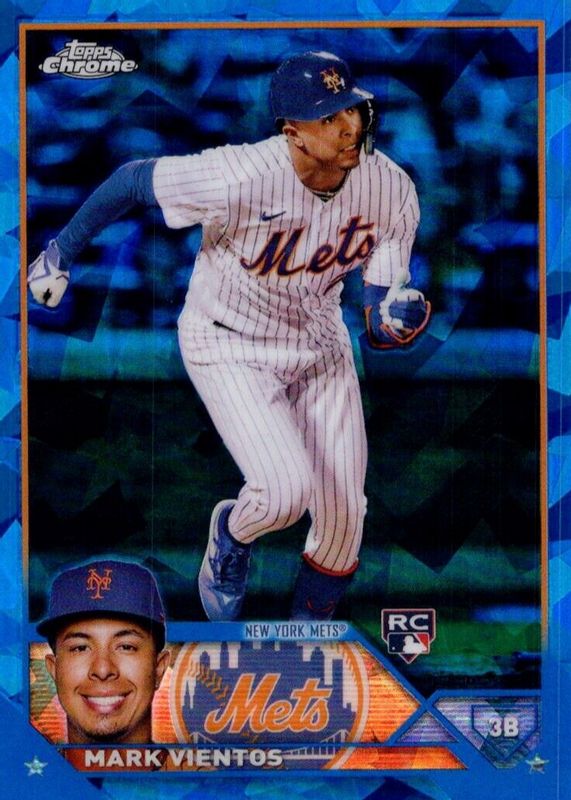 Mark Vientos 2023 Topps Chrome Sapphire Edition #550 Base Rookie SGC 9.5