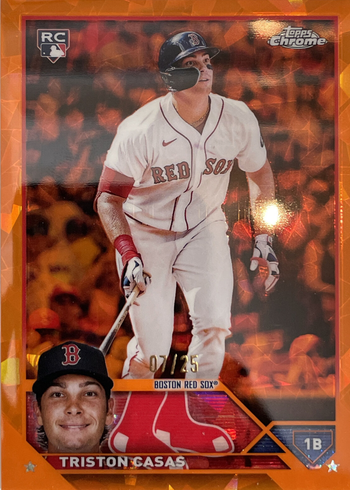 Triston Casas 2023 Topps Chrome Sapphire Edition #92 Orange