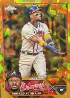 Ronald Acuna Jr. 2023 Topps Chrome Sapphire Edition #150 Gold 