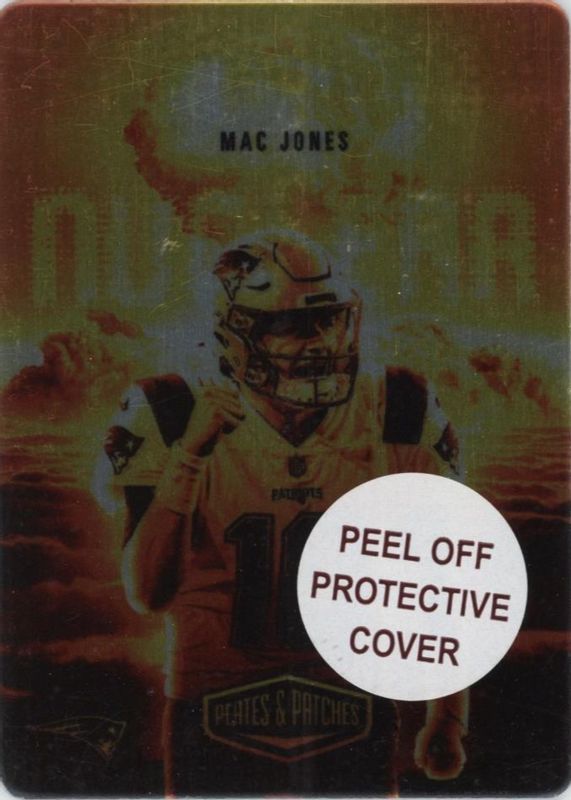 Mac Jones 2023 Plates & Patches #NC-30 Nuclear /(SSP) RAW