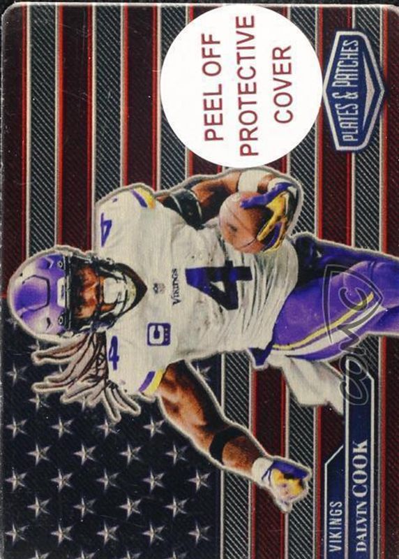 Dalvin Cook 2023 Plates & Patches #AM-22 American Metal /(SSP) RAW