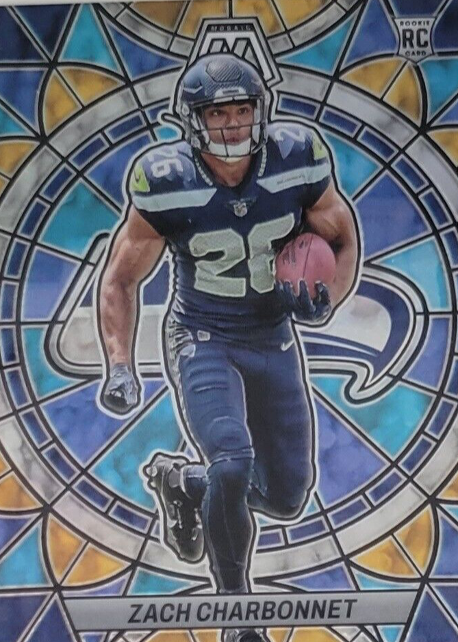 Zach Charbonnet 2023 Mosaic #SG-27 Stained Glass /(SSP) Price
