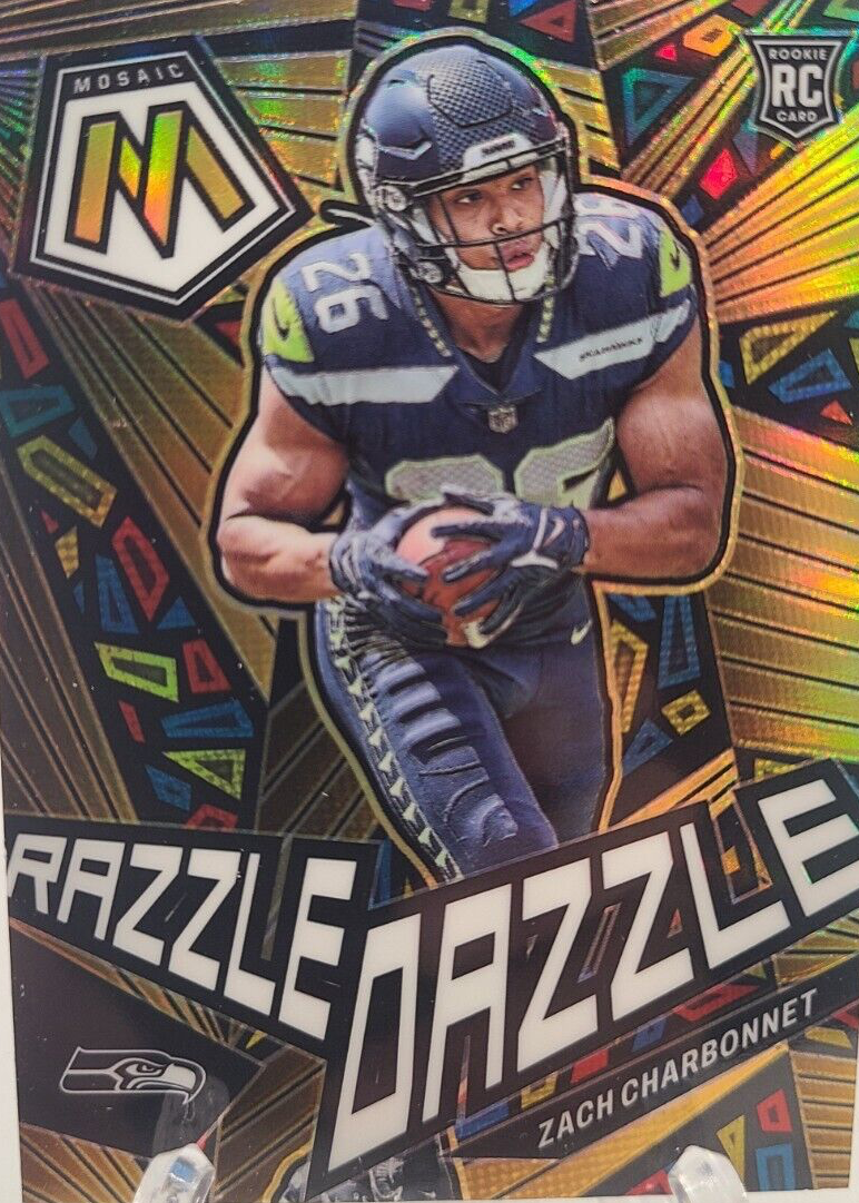 Zach Charbonnet 2023 Mosaic #RD-25 Razzle Dazzle /(SSP) Price