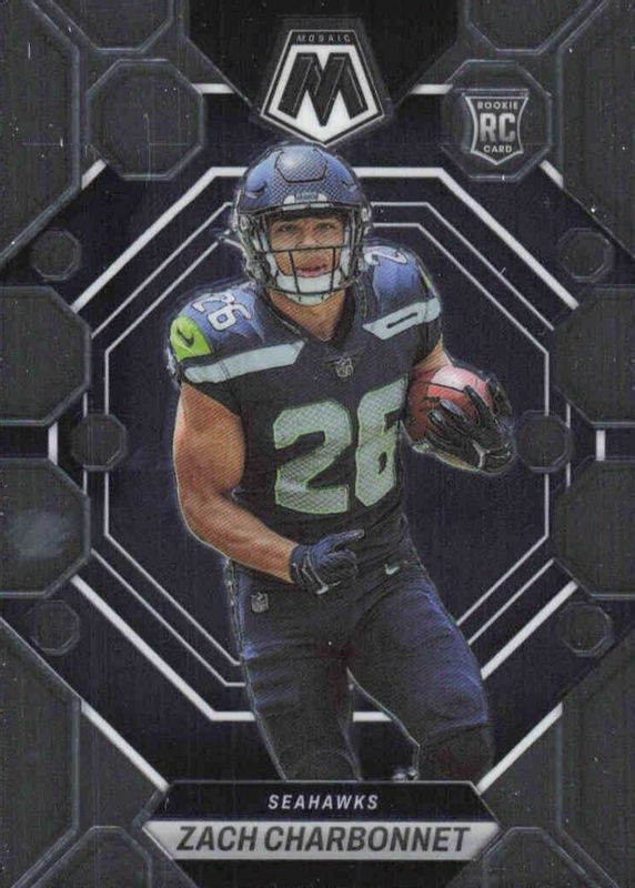 Zach Charbonnet 2023 Mosaic #379 Base Rookie RAW