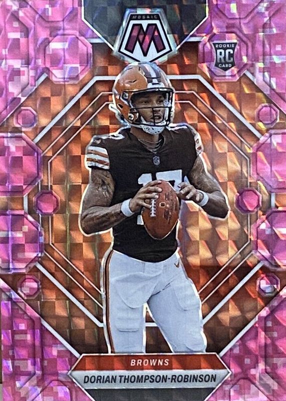 Dorian Thompson-Robinson 2023 Mosaic #316 Pink Camo Rookie RAW