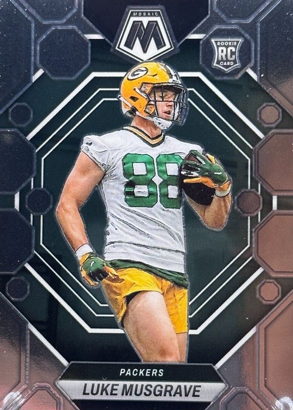 Luke Musgrave 2023 Mosaic #343 Base Rookie RAW