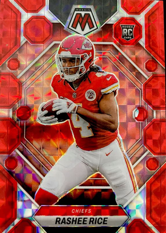 Rashee Rice 2023 Mosaic #357 Red Rookie SGC 10