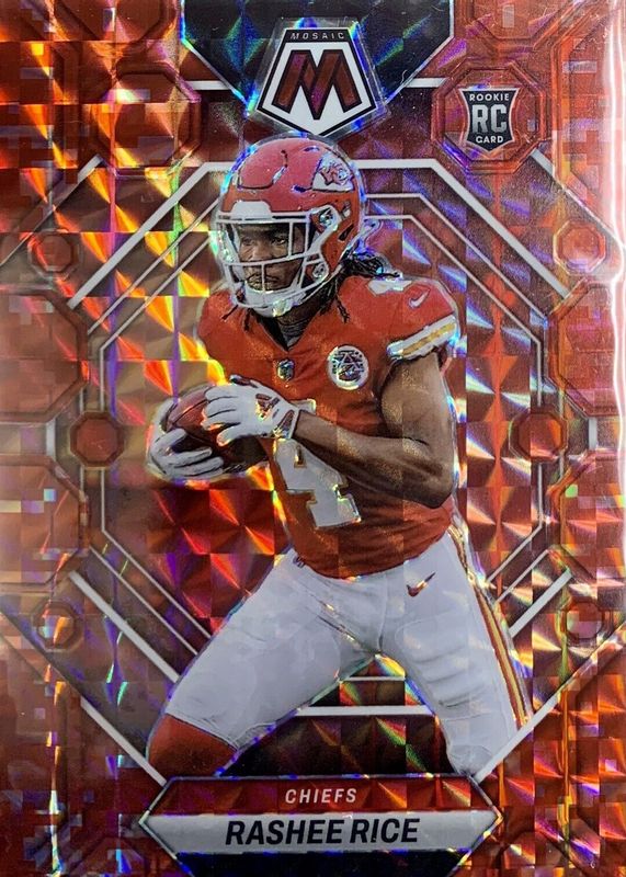 Rashee Rice 2023 Mosaic #357 Red Camo Rookie RAW