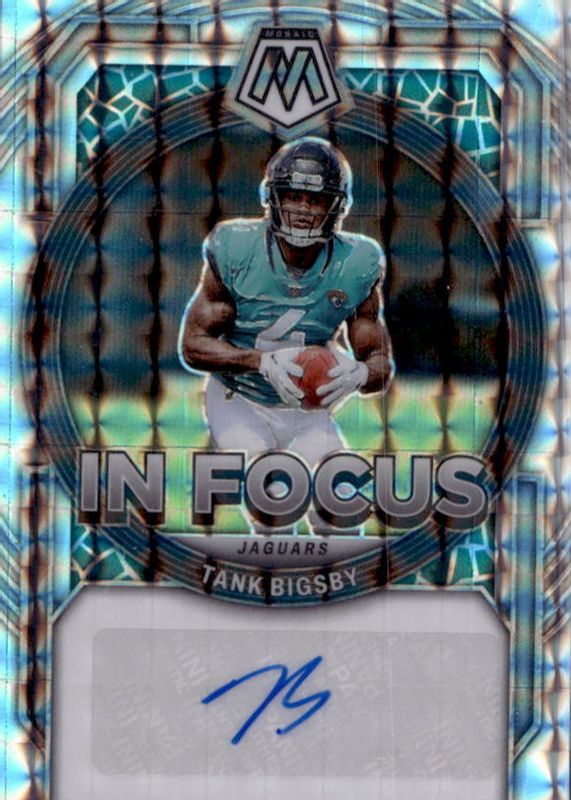 Tank Bigsby 2023 Mosaic #IF-TB In Focus Signatures Rookie PSA 10