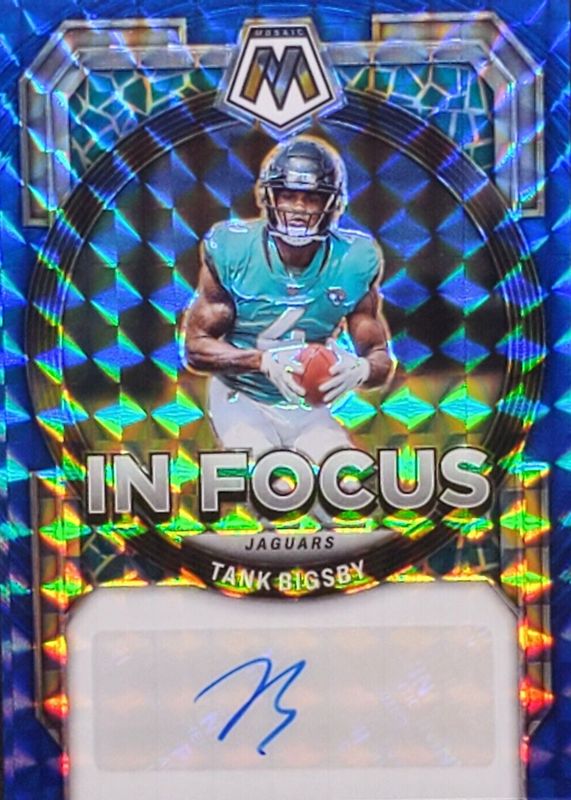 Tank Bigsby 2023 Mosaic #IF-TB In Focus Signatures - Blue (/99) Rookie SGC 9.5